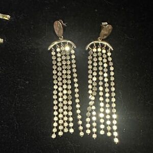 J. Crew Gold Chandelier Earrings